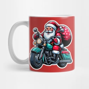 Santa's High-Speed Christmas Ride - Spread the Joy! Mug